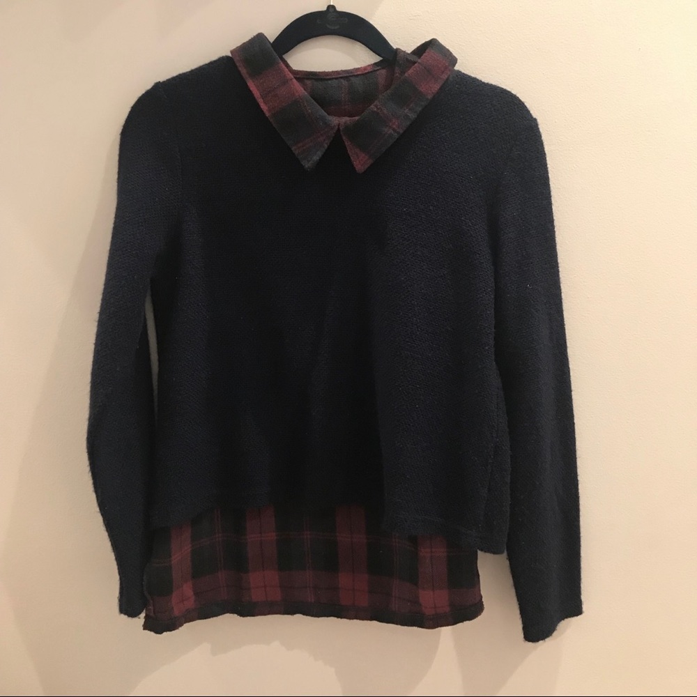Checkered Two Piece Top